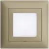 Kit frontale INC EDIZIOdue sand 88×88mm per lampada LED 