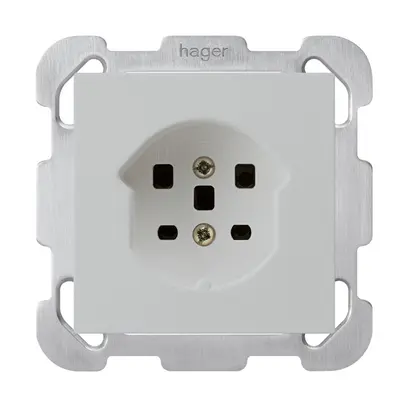 Presa INC kallysto T25 grigio chiaro morsetti a vite con piastra di fissaggio 