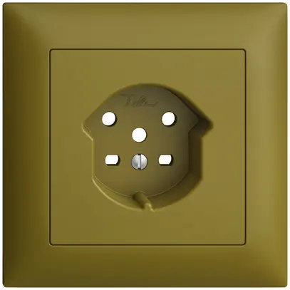 Kit frontale INC EDIZIOdue olive 88×88mm 1×T15 