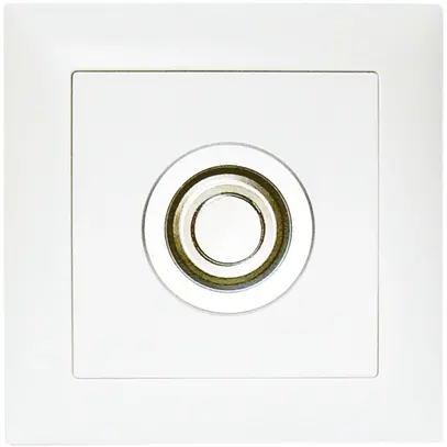 Tasto INC BSW EDIZIOdue bianco con LED 