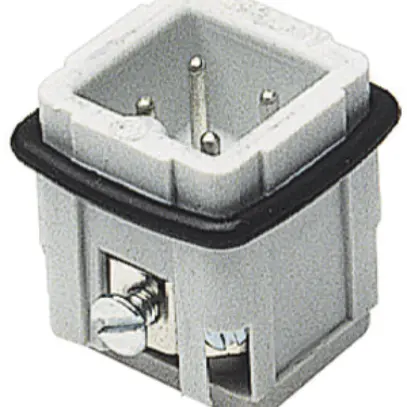 Interno di presa maschio A3 0.5…1.5mm² 20…16AWG senza protezione di filo 