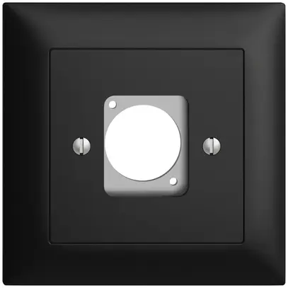 Kit di montaggio INC per presa XLR EDIZIOdue nero 