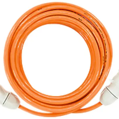 Rallonge 5×1.5mm² 20m G-PUR CEE/CEE 16A IP44 orange 