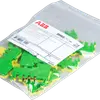 Morsetto d.protezione ABB SMISSLINE TP p.zoccolo supplementare 10mm²verde/giallo 