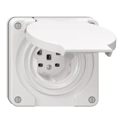 Presa NUP NEVO, 1×T25, IP21, bianco 