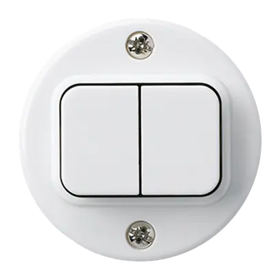 Insert pour interrupteur ENC basico 3/1L+A-R/1L blanc 