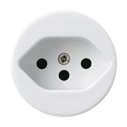 Insert pour prise ENC basico type 13 blanc sans sécurité enfants 