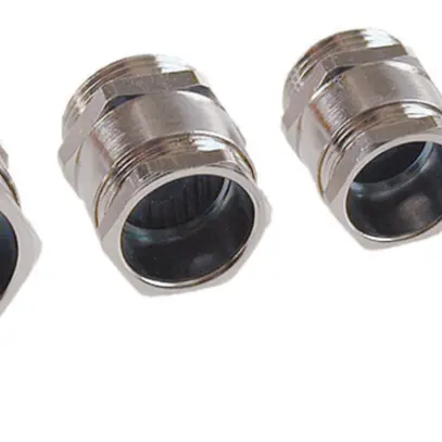 Pressacavo Plica DIN 46320, M50 per cavo Ø21…33mm 9.5mm ottone nichelato IP65 