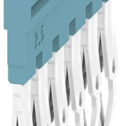 Connessione trasversale Weidmüller ZQV 2.5N/6 BL inserito 6L 5.1mm 24A bl 