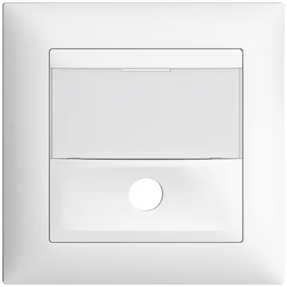 Kit frontale INC EDIZIOdue bianco 88×88mm per tasto suoneria 