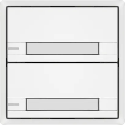 Pulsante KNX RGB EDIZIO.liv SNAPFIX® sensore temp.RGB-LED targ.2× com.2T bi 