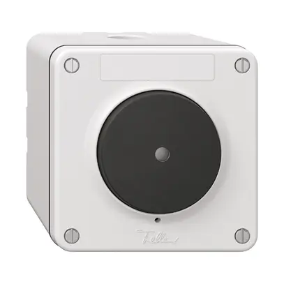 NAP-Sonnerie-Drucktaster bel.NEVO m.Namensschild, 16A, 230 VAC, ws 