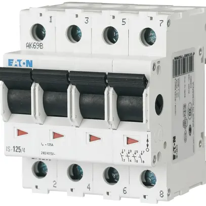 Interruttore AMD Eaton, IS-125/4, 125A/415V 4L, 4UM, "0-1" 
