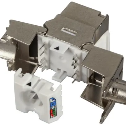 Modulo di raccordo INFRALAN Standard RJ45 cat.6A/s ISO/IEC Keystone 