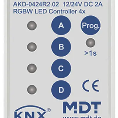 Alimentazione LED KNX AMD MDT AKD-0424R2.02 2-can 48W 12…24V 2UM 