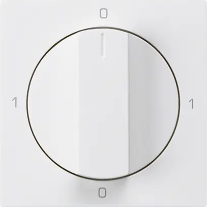 Intérieur pour interrupteur rotatif kallysto 0/1L blanc avec manette 