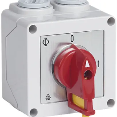 Interrupteur général AP K&N gris 20A 660V 0/3L 