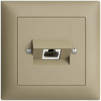 Presa INC 1×RJ45/s 4P ITplus EDIZIOdue sand 