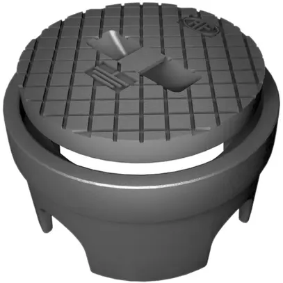 Bodendose Flury AL 62 Messtrennstelle Gusseisen 