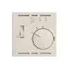 Frontset EDIZIOdue crema, 60×60mm für Raumthermost. mit Fühler 