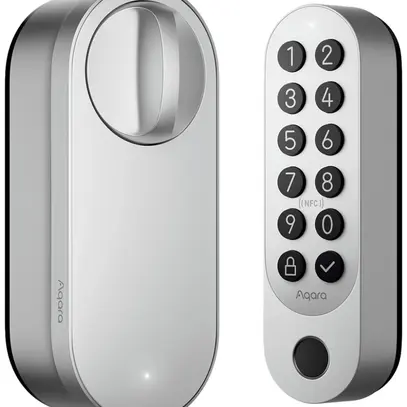 Azionatore di serratura porta RF Aqara EL-D02DS Thread/Bluetooth/NFC argento 