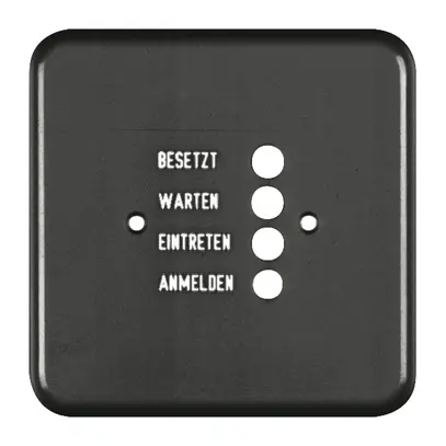 Placca di copertura FH mat.sint. I per 962764150 nero 