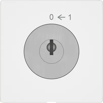 Contact pivotant EDIZIO.liv SNAPFIX® 0<-1/2P avec serrure & 2 clés bc 