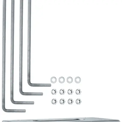 Socle pour pied Hager XEVA140 pour bornes de charge sur pied 344×118mm 