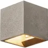 Wandleuchte SOLID CUBE QT14, G9 230V IP20 schwarzer Sandstein 
