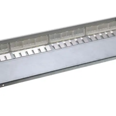 Pannello di distribuzione LAN 1UA per 24RJ45 vuoto 