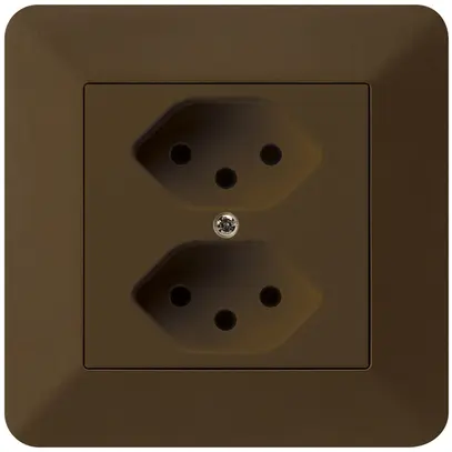 Prise ENC kallysto.trend 2×T13 brun 