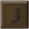 Interruttore rotativo INC kallysto.line 0/3L marrone con manopola 