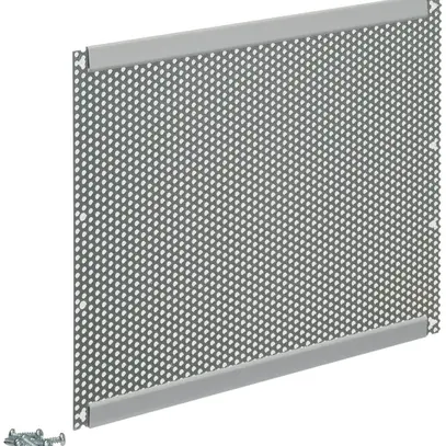 Plaque de montage Hager volta 220×265mm poinçonnage acier inoxydable 