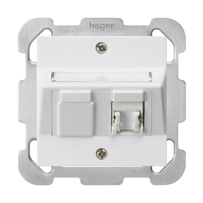 Kit de montage ENC kallysto B cat.5e 1RJ45/u blanc 