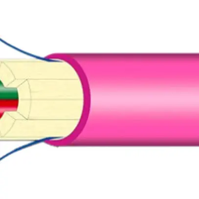 Kabel FO Universal H-LINE Eca 24×G50/125 OM4 Ø8mm 1500N violett 