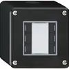 Tasto AP robusto Q KNX 6× nero LED RGB s/e-link 