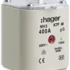 Fusibile HPC Hager DIN2c 500VAC 250A gG/gL segnalatore doppio antiruggine 