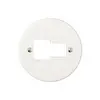 Disco frontale FH T+T/1×RJ45 ITplus bianco 58mm 