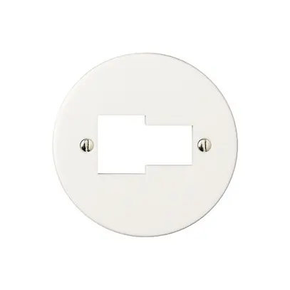 Disco frontale FH T+T/1×RJ45 ITplus bianco 58mm 
