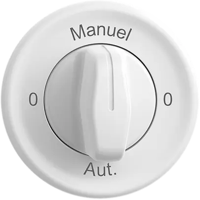 Interruttore rotativo STANDARDdue SNAPFIX® manopola 2/1L 0-Manuel-0-Auto bi 