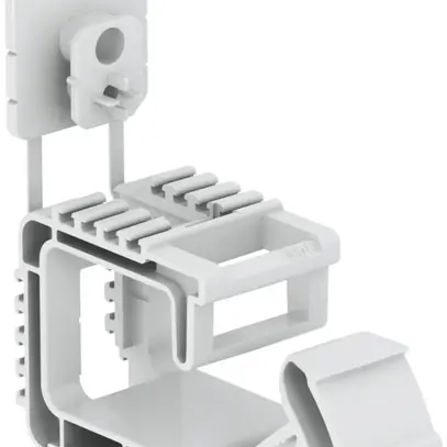 Support de câbles Bettermann 10×NYM 3×1.5mm², gris clair 