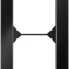 UP-Kopfzeile EDIZIO.liv prestige SNAPFIX® 2×1 154×94mm glas schwarz 