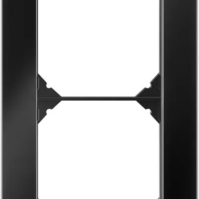 UP-Kopfzeile EDIZIO.liv prestige SNAPFIX® 2×1 154×94mm glas schwarz 