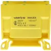 Morsetto di derivazione Woertz Ex 6…16mm² 76A 750V vite 2×1 guida DIN 35mm ve/gi 