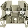 Borne de passage Weidmüller WDU connexion à vis 4mm² TS35 gris 