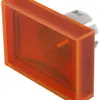 Calotta per pulsante EAO 51 piatto 15.2×21.2mm arancione 