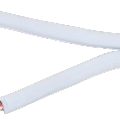 Cavo piatto per altop. 2×2.5mm² bianco bobina da 100m 