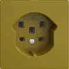 Prise EDIZIOdue T25 16A olive, avec bornes enf. 