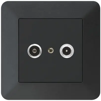 Prise antenne ENC kallysto.trend R/TV 14dB 2GHz noir 