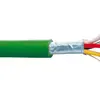 Kabel Hager KNX-Y(ST)Y 2×2×0.8mm PVC grün Ring L 100m Eca 